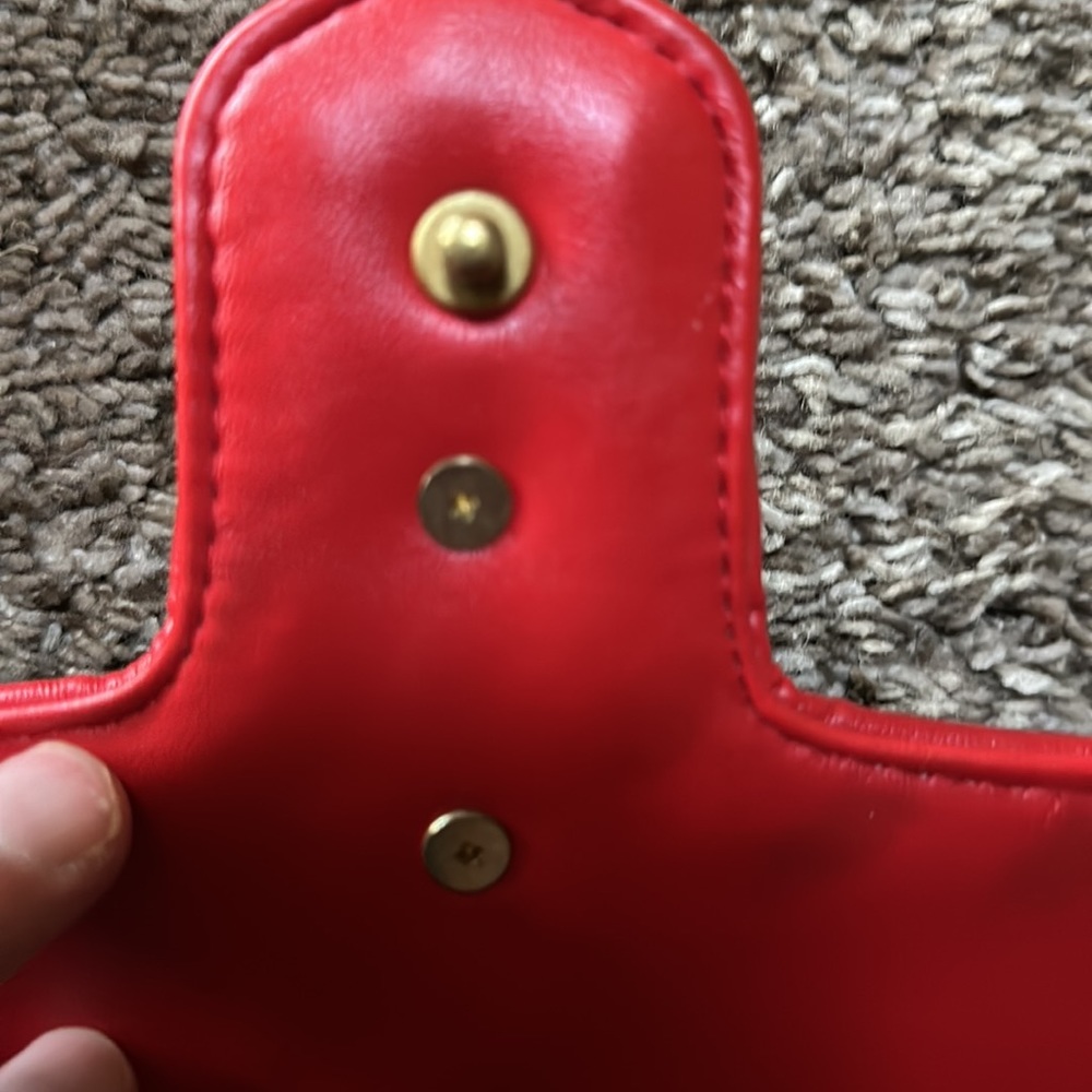 Red and Black GG Marmont Gucci bag - Picture 4 of 8